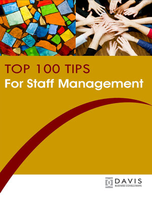 cover image of Top 100 Tips for Staff Management